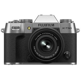 FUJIFILM フジフイルム X-T50 XC15-45mmレンズキット シルバー ミラーレスデジタルカメラ