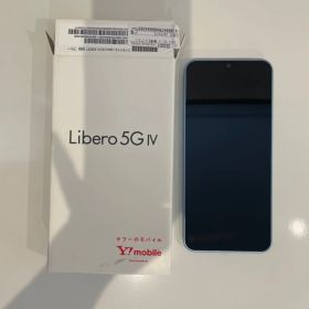 美品 格安 Libero 5G IV ブルー スマホ 本体 K670
