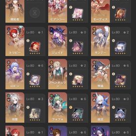 【引退】モーディス、ヒアンシー、ロビン、フォフォ、雲璃【完凸】その他限定キャラ凸多数 | 崩壊スターレイル(崩スタ)のアカウントデータ、RMTの販売・買取一覧