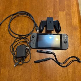 Nintendo Switch 本体 グレー 付属品あり 箱無し説明書なし