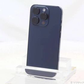 〔中古品〕 iPhone15 Pro 128GB ブルーチタニウム MTUA3J／A SIMフリー【348】