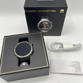 ボーナスストア+5％【美品】HUAWEI WATCH GT 5 PRO 46mm VLI-B29 ブラック スマートウォッチ ファーウェイウォッチ 本体