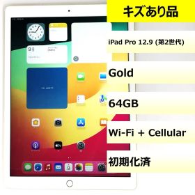 【キズあり品】iPad Pro 12.9 (第2世代) Wi-Fi + Cellular/64GB/355810080821898