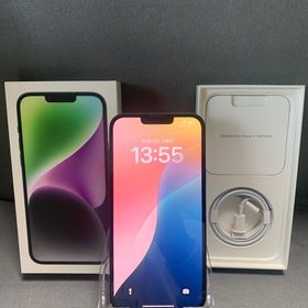 中古 国内版 SIMフリー iPhone14 Plus 256GB ミッドナイト色