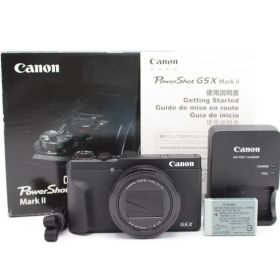 ■美品■ CANON コンパクトデジタルカメラ PowerShot G5 X Mark II ブラック ♯74002