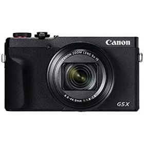 【中古】Canon コンパクトデジタルカメラ PowerShot G5 X Mark II ブラック 1.0型センサー/F1.8レンズ/光学5倍ズーム PSG5XMARKII