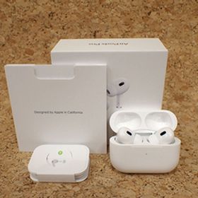 【中古】Apple 純正 AirPods Pro 第2世代 MQD83J/A 本体 ワイヤレス イヤホン(QJA684-1)