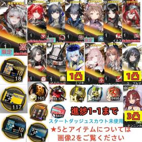 石166720個+10連券18枚+券117枚+ウィシャデル+新約+ロゴス+血掟+純燼+イネス+チュー | アークナイツのアカウントデータ、RMTの販売・買取一覧