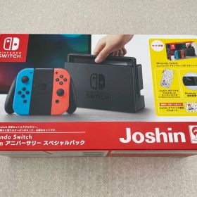 Nintendo Switch 本体 (ニンテンドースイッチ) 【Joy-Con (L) ネオンブルー/ (R) ネオンレッド】 Joshinアニバーサリースペシャルパック