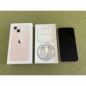 アイフォーン(iPhone)の【美品】Apple iPhone 13mini ピンク 本体(スマートフォン本体)