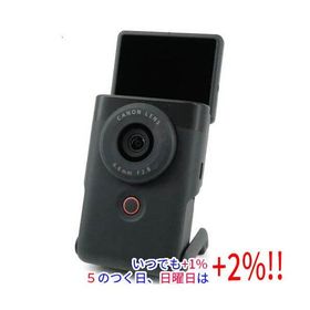 【ブラックフライデーセール期間中はさらに+２％！11/30まで！】【中古】CANON製 Vlogカメラ PowerShot V10 ブラック 元箱あり