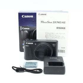 元箱付き。★新品級★ CANON キヤノン PowerShot SX740 HS ブラック