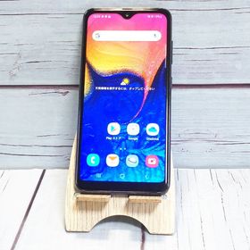 au Galaxy A20 SCV46 Black 410