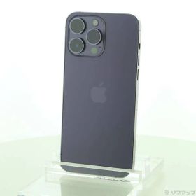 〔中古品〕 iPhone14 Pro Max 256GB ディープパープル MQ9E3J／A SIMフリー【269】