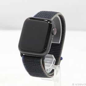 〔中古〕Apple(アップル) Apple Watch Series 6 GPS + Cellular 40mm スペースグレイアルミニウムケース チャコールスポーツループ〔377-ud〕