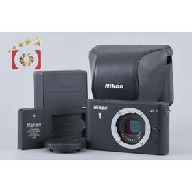 【中古】Nikon ニコン 1 J1 ブラック ミラーレス一眼カメラ シャッター回数僅少