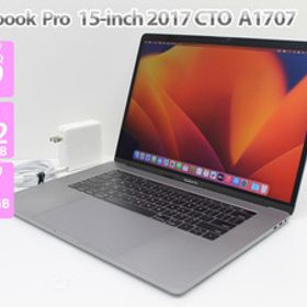Apple Macbook Pro 15インチ 2017 CTO スペースグレイ ノートパソコン 英字KB Core i7 7920HQ メモリ 16GB SSD 512GB Cランク L88H 中古