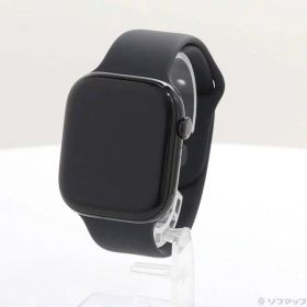 【中古】Apple(アップル) Apple Watch Series 10 GPS 46mm ジェットブラックアルミニウムケース ブラックスポーツバンド 【348-ud】