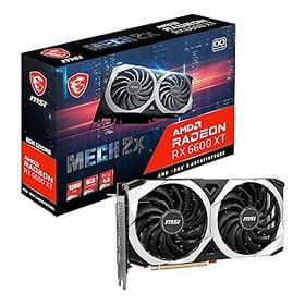 【中古】MSI Radeon RX 6600 XT MECH 2X 8G OC グラフィックスボード VD7841 ブラック