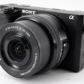 ソニー SONY α6300 a6300 ILCE-6300 ブラック レンズキット 美品 Wi-Fiでスマホへ転送 4K対応 防塵防滴 チルト可動式液晶 SDカード ストラップ付き