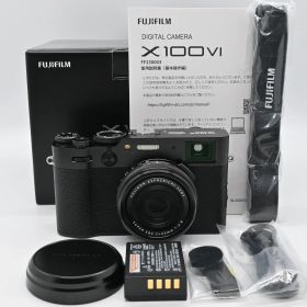 ★極上品★FUJIFILM X100VI ブラック ショット数 1902回 多言語モデル