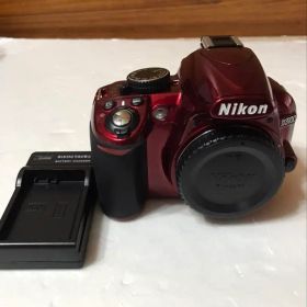 ニコン D3100 一眼レフ 赤 ボディ 動作品