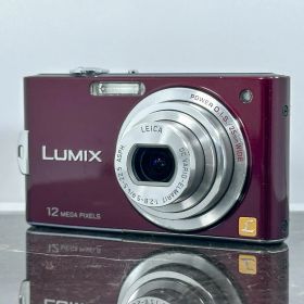 Panasonic LUMIX DMC-FX60 ヴァイオレット パープル パナソニック ルミックス コンパクトデジカメ デジタルカメラ コンデジ 中古カメラ 動作品 広角25mm 光学5倍ズーム 希少カラー レトロデジカメ・
