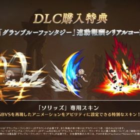 【ソリッズ スキン】 DLC購入特典 グランブルーファンタジーヴァーサス グラブル シリアルコード | グラブルのアカウントデータ、RMTの販売・買取一覧
