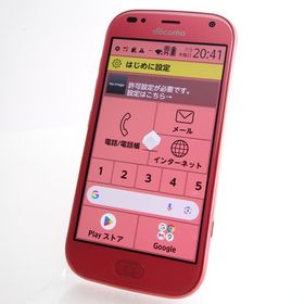 【SIMフリー】らくらくスマートフォン F-42A ピンク 利用制限〇 docomo版