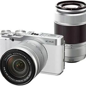 FUJIFILM ミラーレス一眼 X-A2 ダブルズームレンズキット ホワイト X-A2WH1650II/50230II
