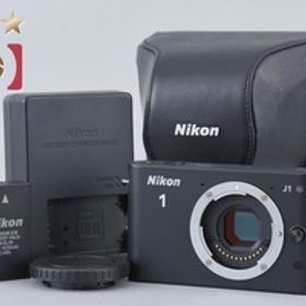 【中古】Nikon ニコン 1 J1 ブラック ミラーレス一眼カメラ シャッター回数僅少