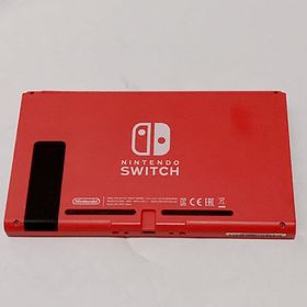 ニンテンドースイッチ(Nintendo Switch)の【美品】 ニンテンドースイッチ マリオレッド バッテリー強化版 本体のみ(家庭用ゲーム機本体)