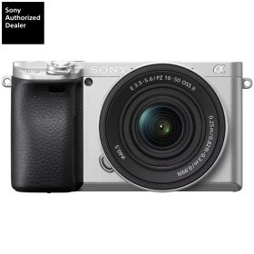 [新品]SONY ソニー ミラーレス一眼カメラ α6400 パワーズームレンズキット （ILCE-6400K S） シルバー（キャンペーン対象商品）