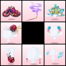 幽玄の華 楼閣の女主人 8点セット | ポケコロツイン(ポケツイ)のアカウントデータ、RMTの販売・買取一覧