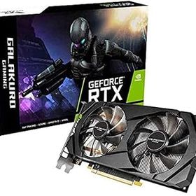 【中古】玄人志向 NVIDIA GeForce RTX 2060 搭載 グラフィックボード 6GB デュアルファン GALAKURO GAMINGシリーズ GG-RTX2060-E6GBDF