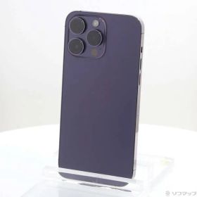 〔中古品〕 iPhone14 Pro Max 128GB ディープパープル MQ993J／A SIMフリー【349】