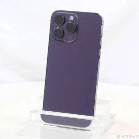 〔中古品〕 iPhone14 Pro Max 256GB ディープパープル MQ9E3J／A SIMフリー【295】