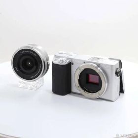 〔中古品〕 α6400 ILCE-6400L パワーズームレンズキット シルバー【349】