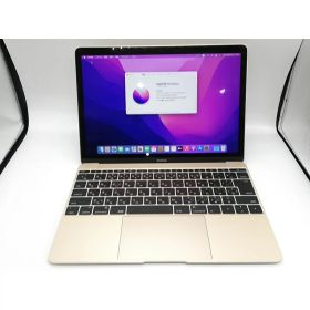 【中古】Apple MacBook 12インチ CTO (Early 2016) ゴールド Core m3 (1.1G)/8G/256G(SSD)/intel HD 515【道玄坂】保証期間1ヶ月【ランクB】
