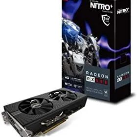 【中古】Sapphire 11265-01-20G Radeon Nitro+ Rx 580 8GB GDDR5 デュアルHDMI/DVI-D/デュアルDP バックプレート付き PCI-Eグラフィックカード