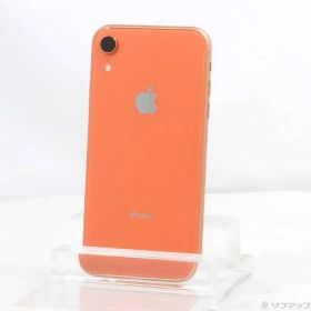 〔中古品〕 iPhoneXR 64GB コーラル MT0A2J／A SIMフリー【269】