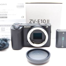 ★ほぼ新品級 ソニー VLOGCAM ZV-E10 II ボディ ブラック [ZV-E10M2 B]★