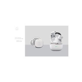 audio-technica 完全ワイヤレスイヤホン ATH-SQ1TW2/White Headphone/Earphone