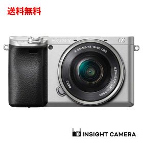 ソニー α6400 ILCE-6400L パワーズームレンズキット シルバー ミラーレス一眼カメラ SONY（出荷後転送不可）
