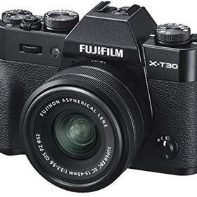 【中古】FUJIFILM ミラーレス一眼カメラ X-T30XCレンズキット ブラック X-T30LK-1545-B