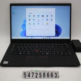 Lenovo ThinkPad X1 Carbon 8th Gen Core i7 10510U 1.8GHz/16GB/512GB(SSD)/14W/FHD(1920x1080)/Win11 【547258663】