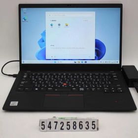 Lenovo ThinkPad X1 Carbon 8th Gen Core i7 10510U 1.8GHz/16GB/512GB(SSD)/14W/FHD(1920x1080)/Win11 【547258635】