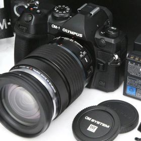 【中古】【良品】OMシステム OM SYSTEM OM-1 12-100mm F4.0 PROキット（センサー清掃済） CA01-R2606-2S5 OMSYSTEM ミラーレス マイクロフォーサーズマウント 手ブレ補正 4K対応