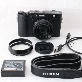 ☆別売フード付・700 SHOTS☆ 富士フイルム FUJIFILM デジタルカメラ X100Ⅵ ブラック X100Ⅵ-B 多言語モデル フジフイルム #4206