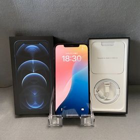 美品 国内版 SIMフリー iPhone12 Pro Max 256GB パシフィックブルー色